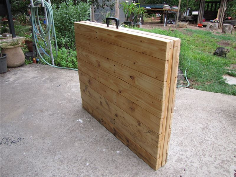 Mueblesdepalets.net: Mesa plegable