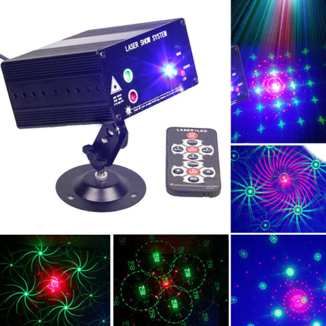 Đèn Laser Âm Nhạc Vũ Trường Disco 48 Hình