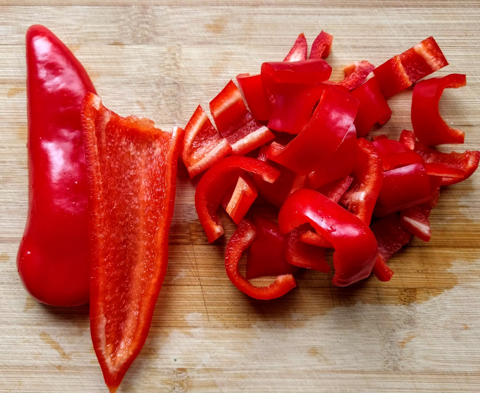 - Vegetarische Bratkartoffeln mit Paprika - Vegetarische Bratkartoffeln mit Paprika
