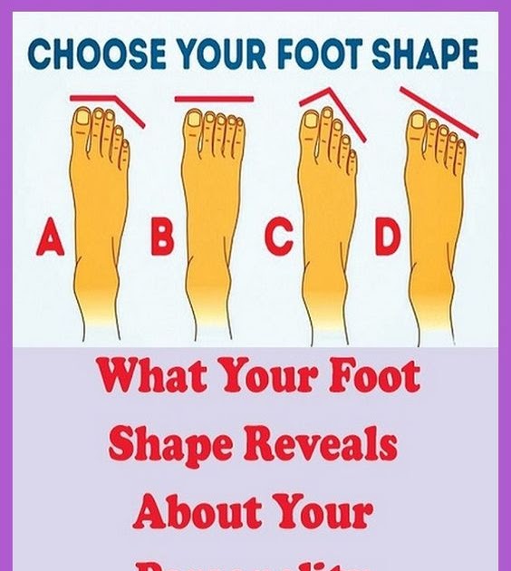 What Your Foot Shape Reveals About Your Personality wellness days