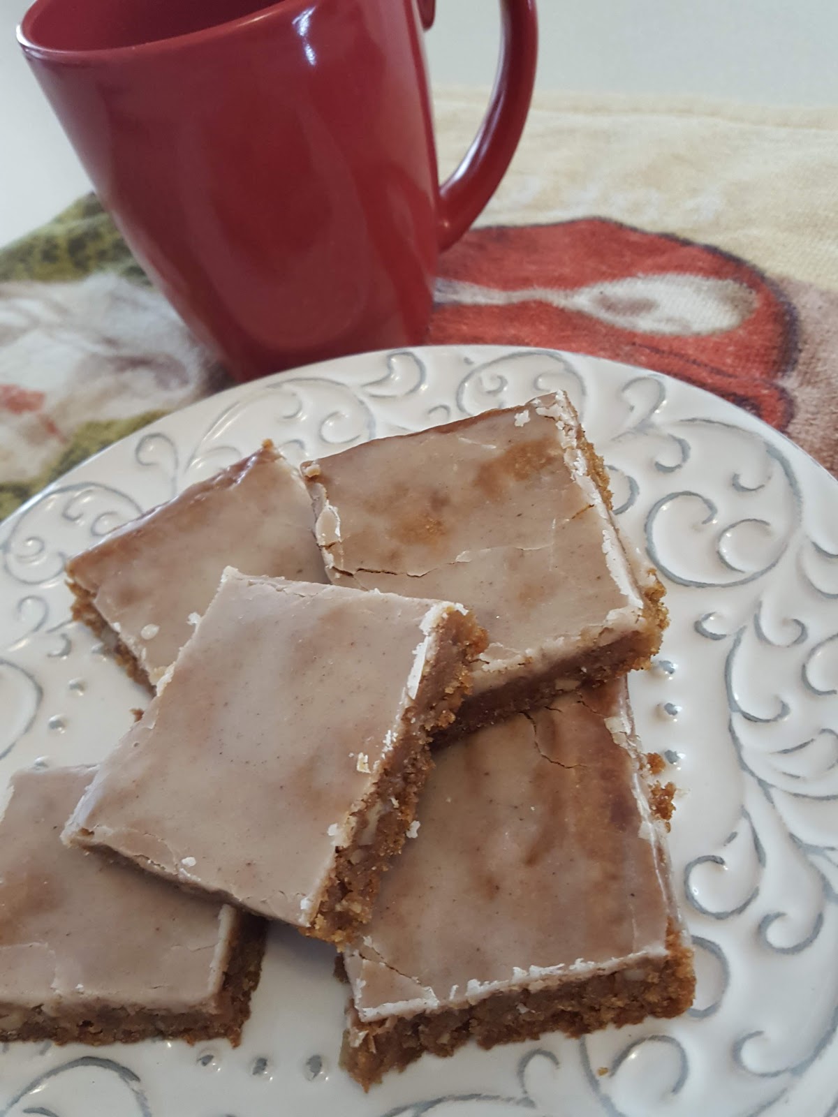 The Better Baker Glazed Honey Spice Bars (No mixer needed)
