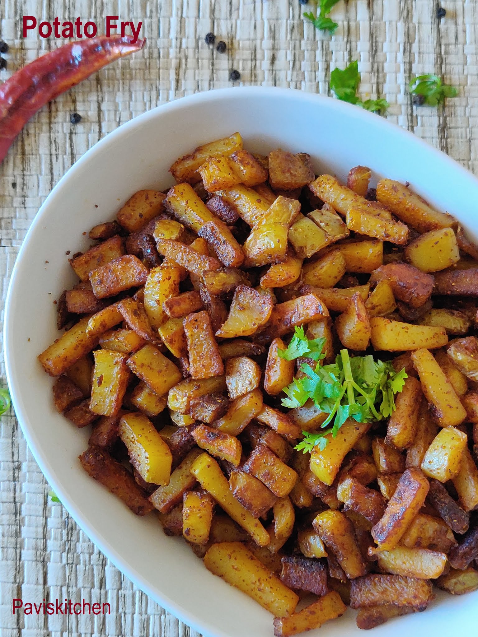 Potato varuval recipe Urulai kilangu varuval Potato fry south