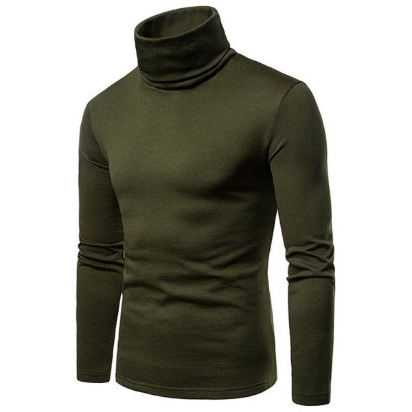 Turtle Neck Long Sleeves T-shirt