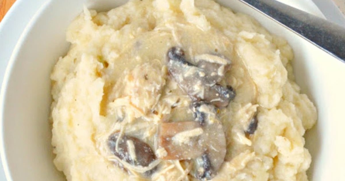 Crock Pot Chicken And Mushroom Tarragon Gravy Serena Bakes Simply