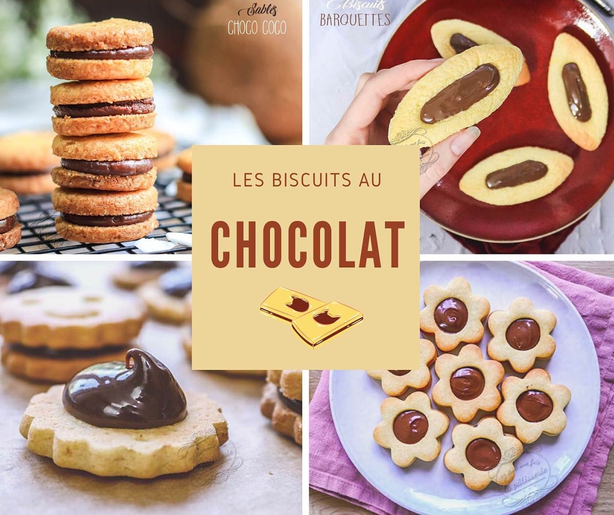 15 recettes de biscuits au chocolat super gourmands : Il était une fois la  pâtisserie