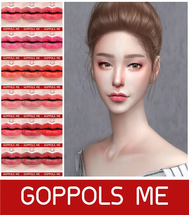 Gpme Female Lipstick By Goppolsme Lip Color Makeup The Sims 4 P1