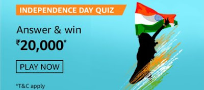 Amazon Independence Day Quiz Answers