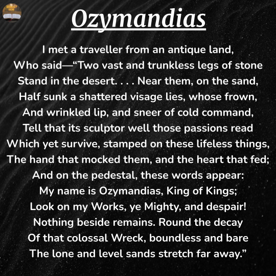Ozymandias by Percy Bysshe Shelley