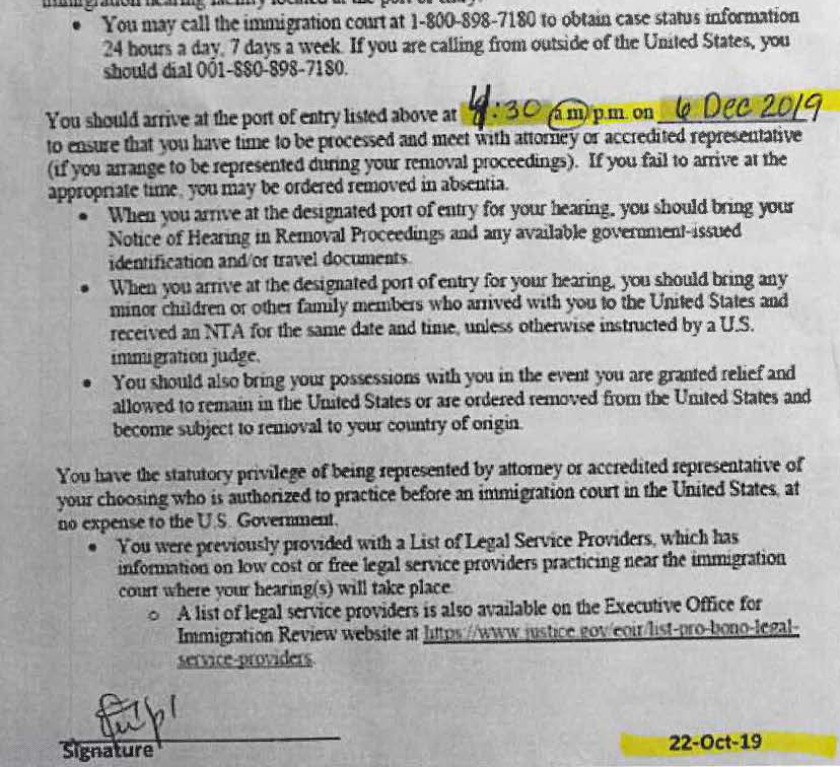 U S Border Agents Wrote Fake Court Dates On Paperwork To Send Migrants u-s-border-agents-wrote-fake-court-dates-on-paperwork-to-send-migrants