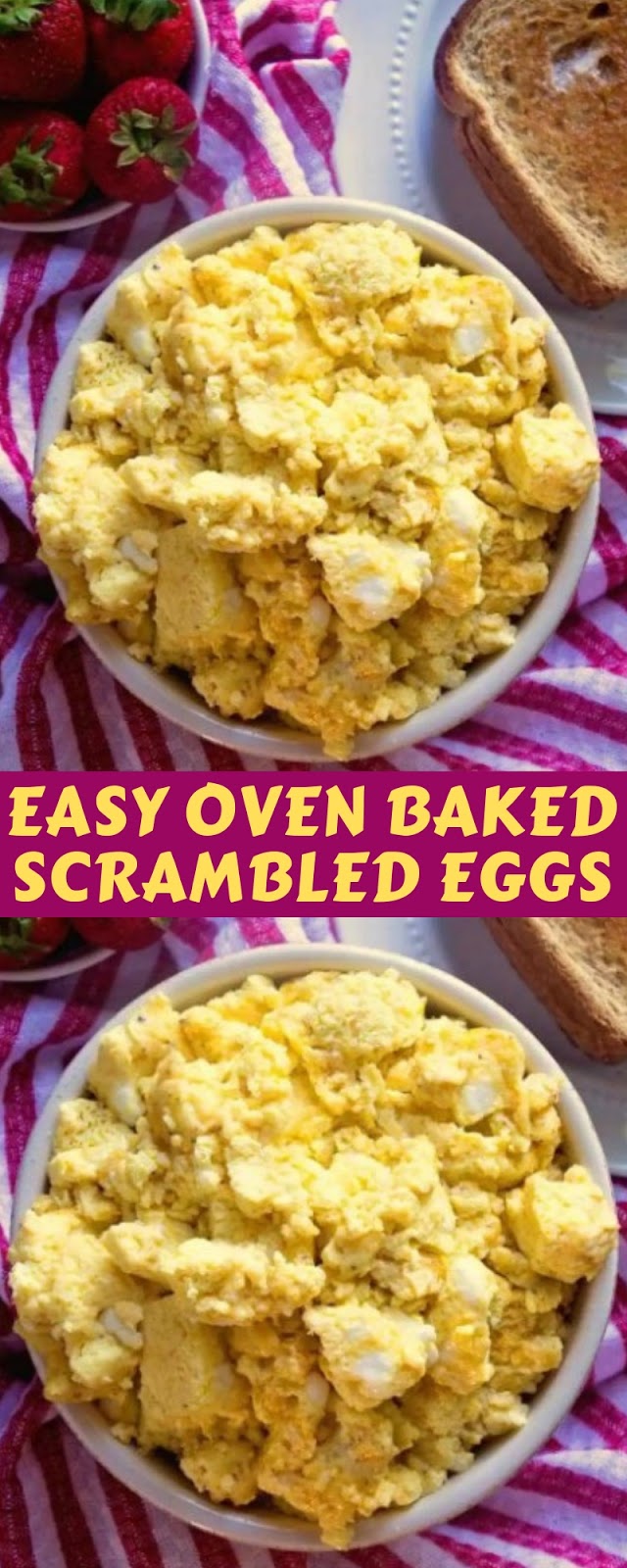 Easy Oven Baked Scrambled Eggs Christmas Scrambled
