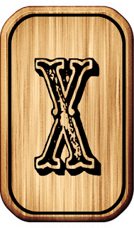 Abecedario Vaquero en Madera. Wooden Cowboy Alphabet.