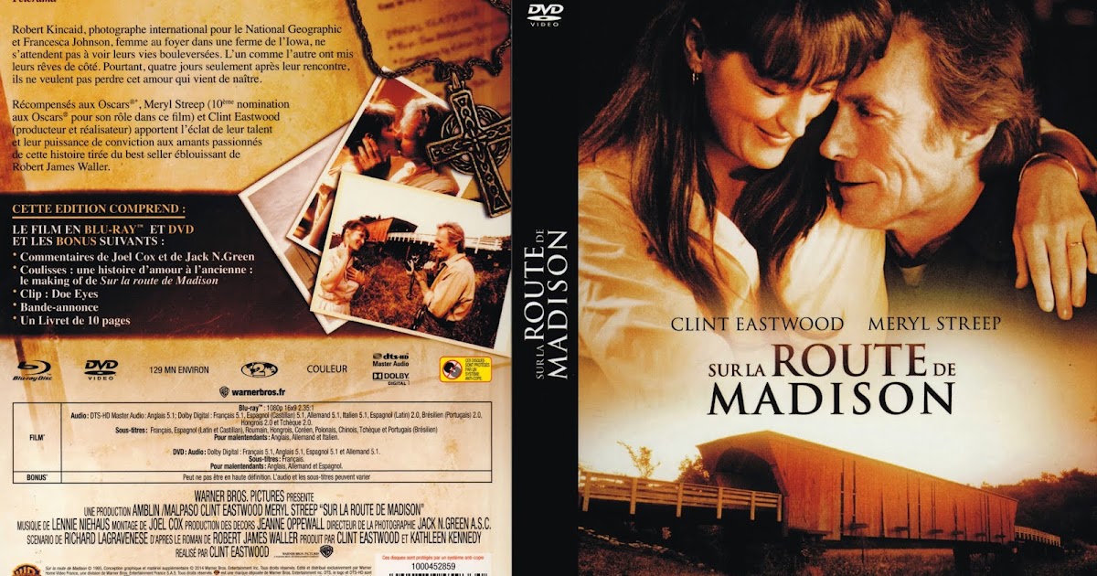 Sur La Route De Madison Streaming Vf Gratuit BLU-RAY JAQUETTES BLU-RAY: Sur la route de Madison
