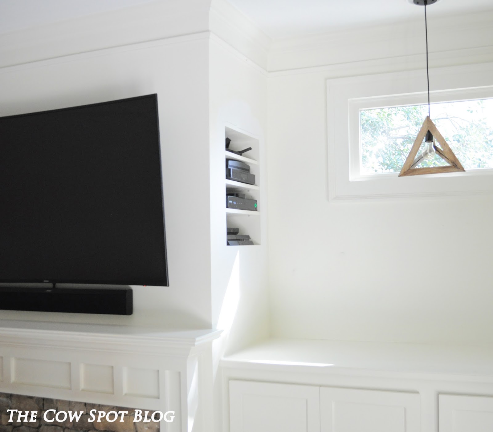 The Cow Spot DIY TV Niche'