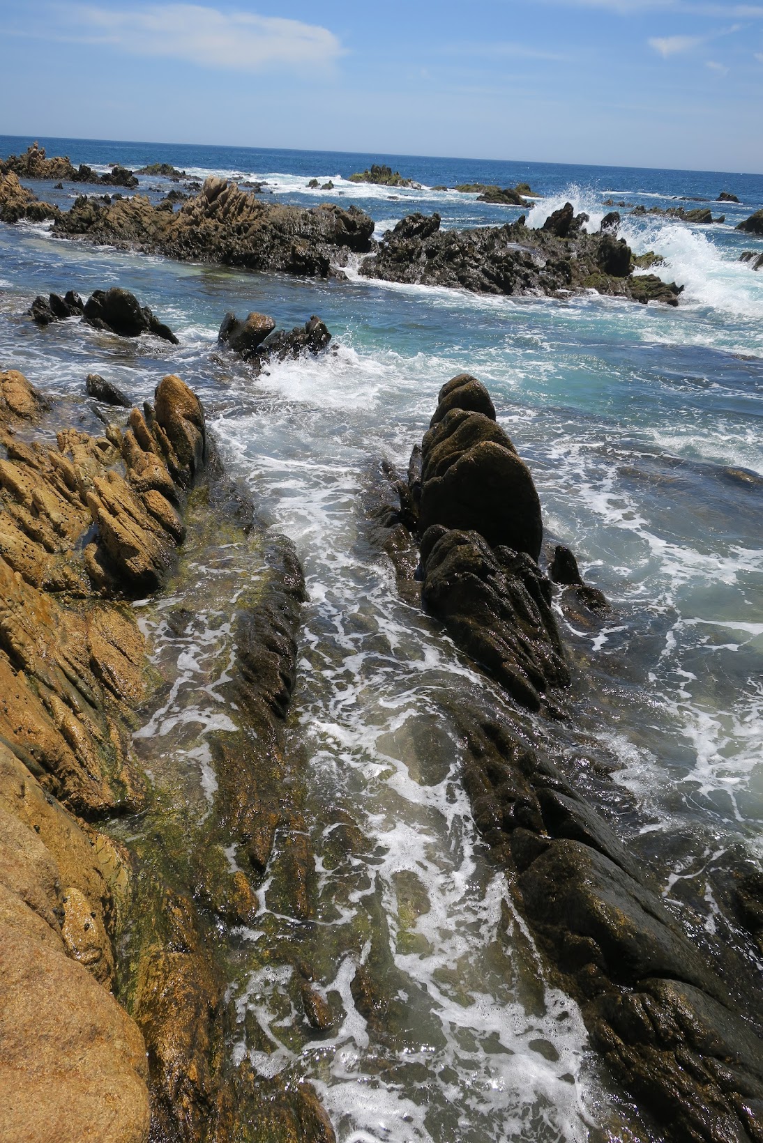 A rocky outcrop on Playa Las Viudas Mexico Chronica Domus