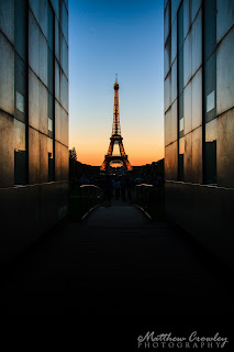 The Eiffel Tower at Blue Hour