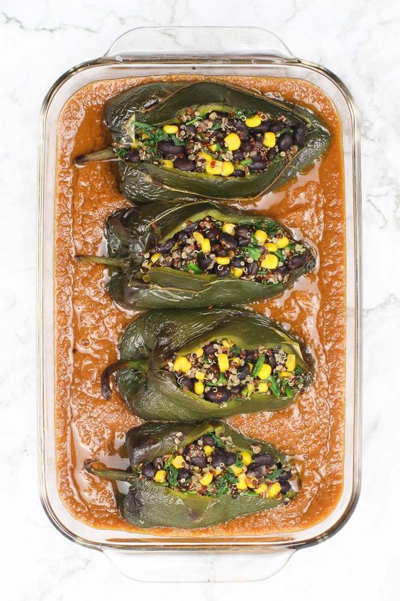 Healthy Vegan Chile Relleno Recipe Foodies
