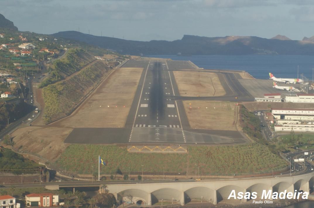 Asas Madeira Aproximação a pista 05 do Aeroporto da Madeira