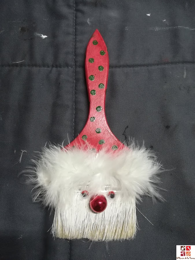 diy brocha papa noel