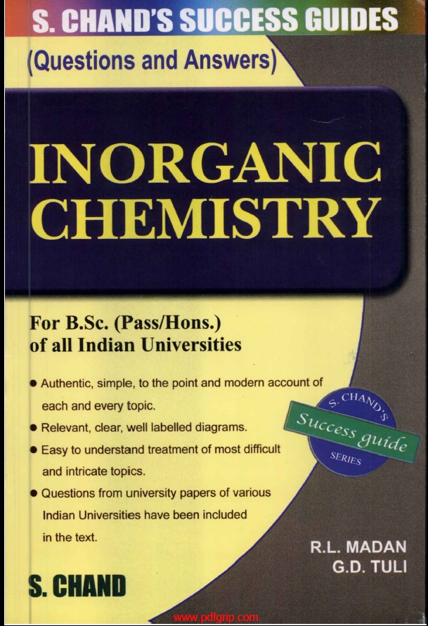 S. Chands Success Guide (Q&A) :Inorganic Chemistry