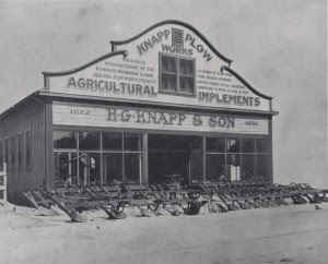 Knapp Plow Works, S. First Street San Jose cir. 1907