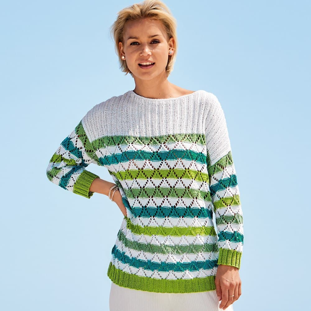 How to knit stitch for pullover