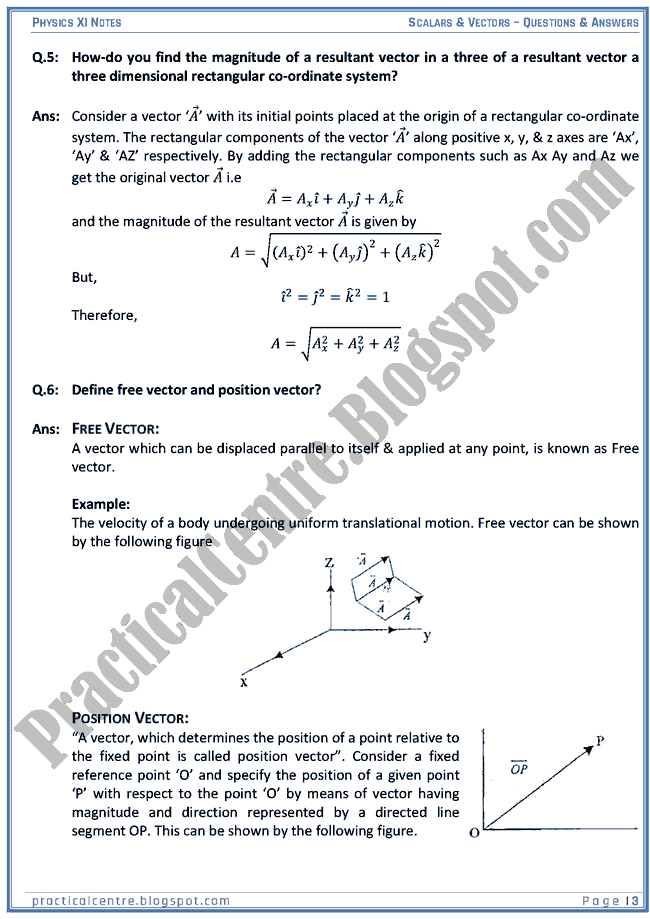 scalars-and-vectors-questions-and-answers-physics-xi