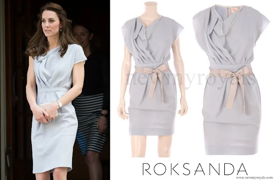 Kate Middleton wore her Roksanda Ilincic Peridot dress