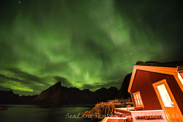 挪威, 羅浮敦群島, lofoten island, norway, eliassen rorbuer, 北極光, aurora, northern light