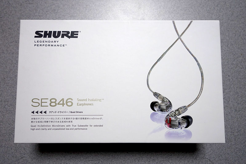 SHURE  SE846 クリスタルクリアー SE846CL-A