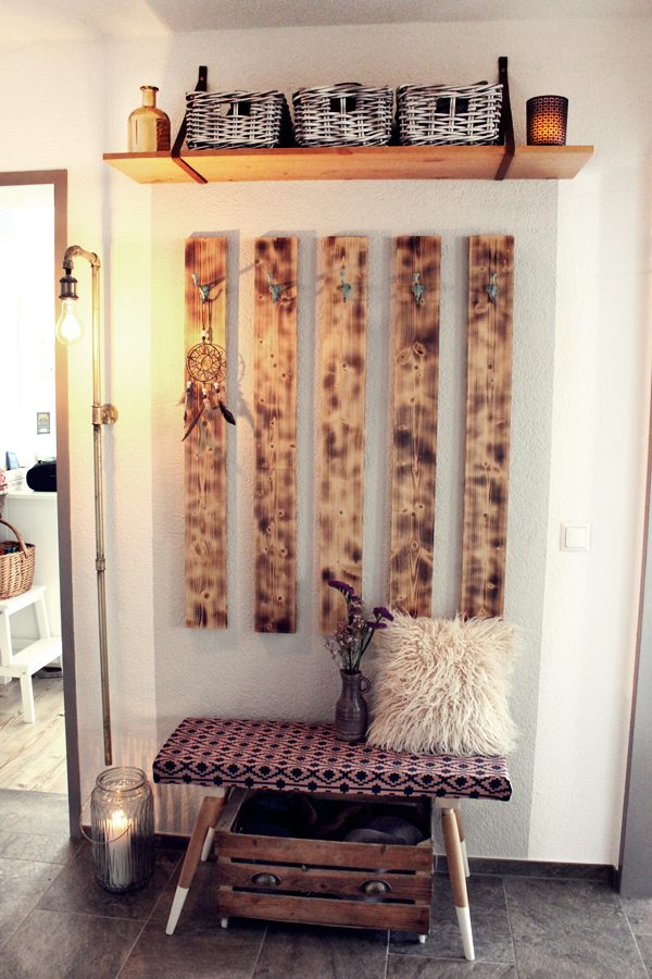 Diy Wandregal Mit Lederriemenhalter