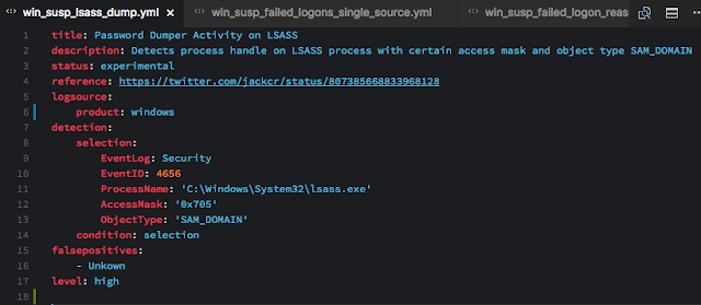 sigma - Generic Signature Format for SIEM Systems