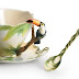 Beautiful creative porcelain tea cups