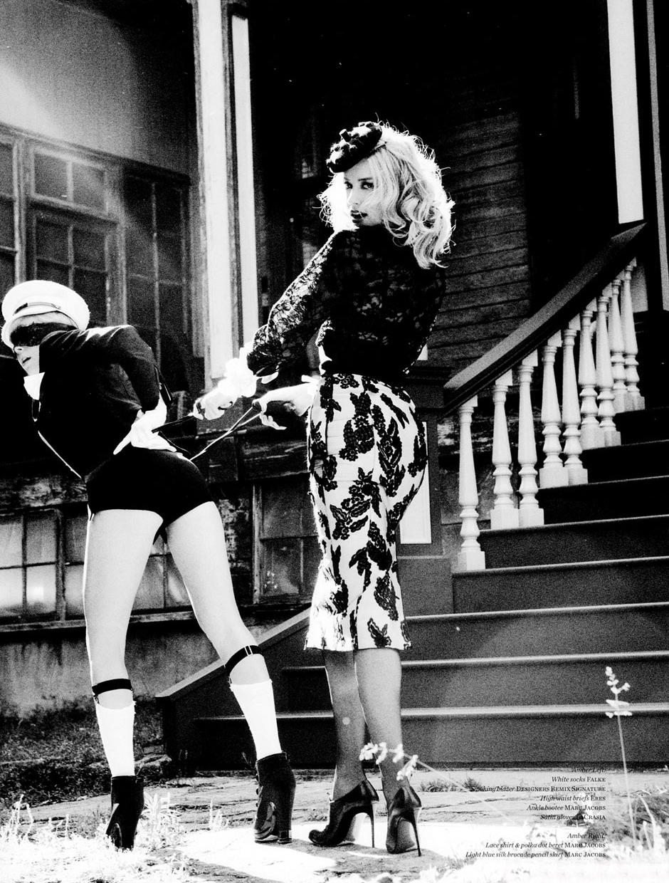 39 Lolas: Amber Heard by Ellen von Unwerth for V Magazine F/W 2011
