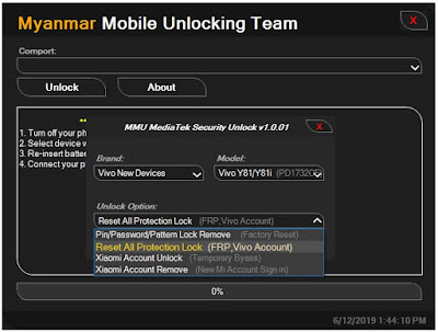 Vivo Xiaomi MediaTek Unlock Tool v1.0.02 Free Download