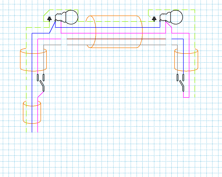 схема расключения проходных выключателей с 2 мест. схема соединения проходного выключателя одноклавишного. переключатель света проходной схема подключения. проходной свет схема подключения переключатель. схема подключения 2х проходных выключателей.