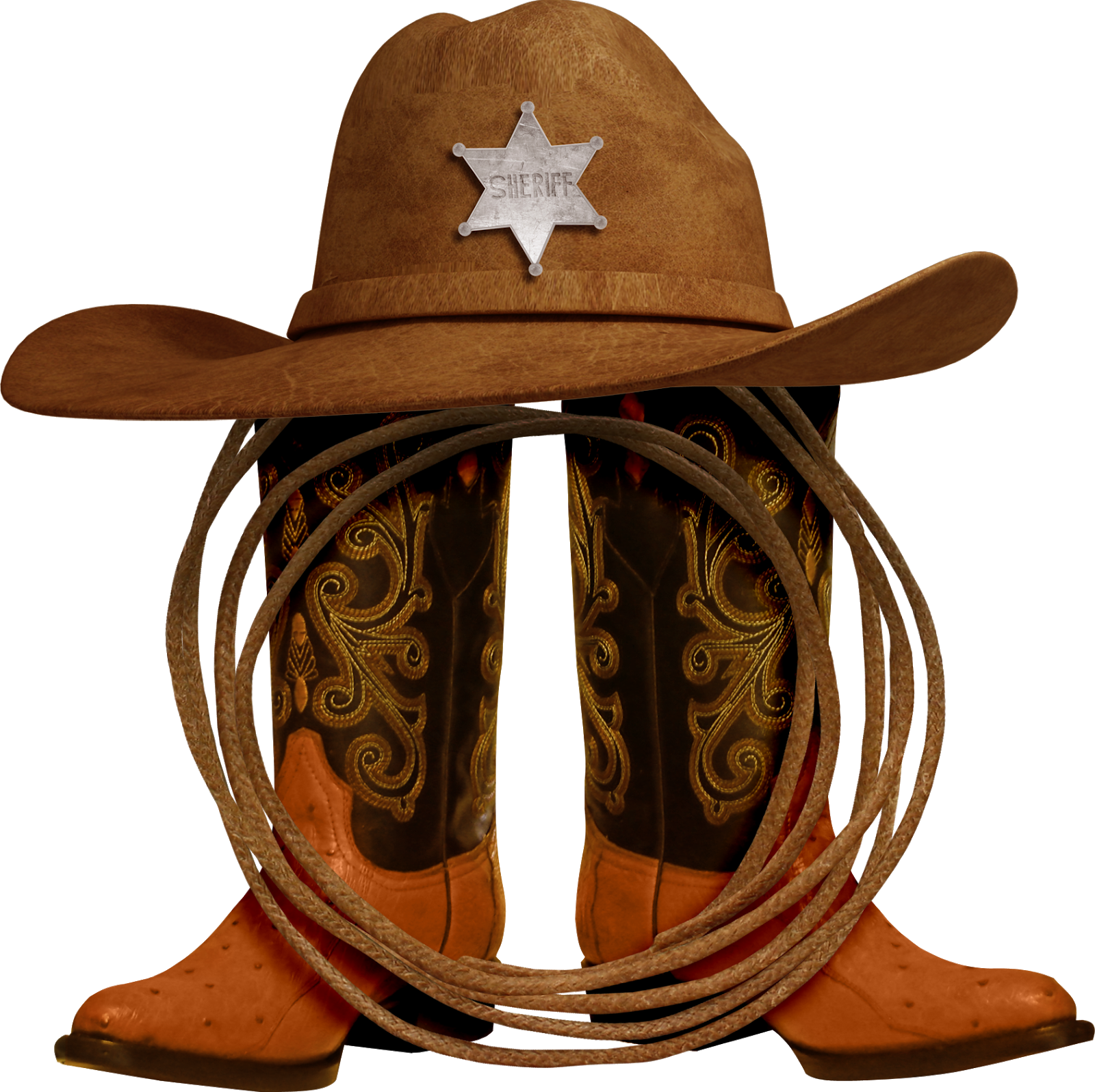 Ковбойские сапоги Шерифф. Шляпа дикий Запад. Ковбойская шляпа. Атрибуты для ковбойской вечеринки. Набор ковбоя