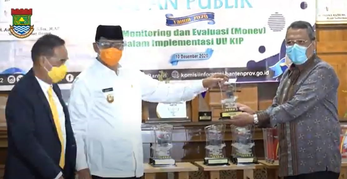 Pemkab Tangerang Raih Penghargaan Badan Publik Informatif di Provinsi Banten