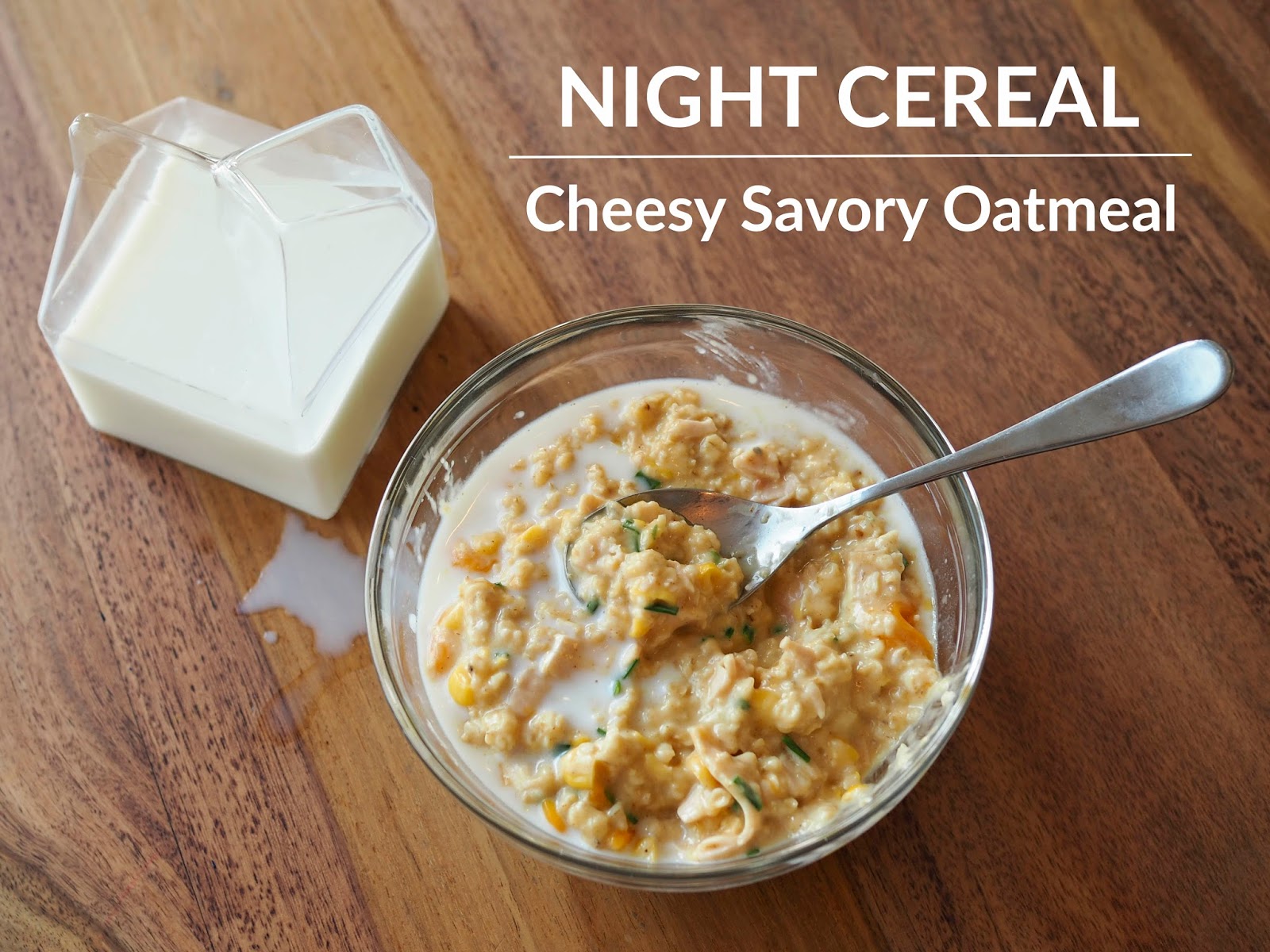 Little Hiccups Night Cereal Cheesy Savory Oatmeal
