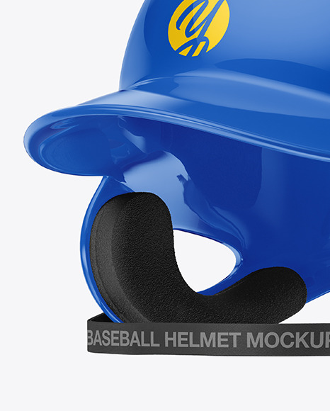 Download Glossy Baseball Helmet Mockup