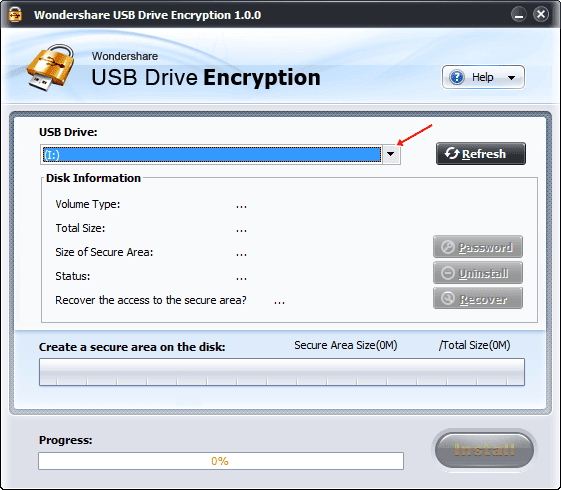wondershare usb drive encryption Put Password On USB Pendrive