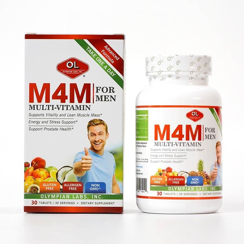Olympian Labs Bổ sung vitamin và khoáng chất cho nam giới M4M Multi-Vitamin For Men 30 viên