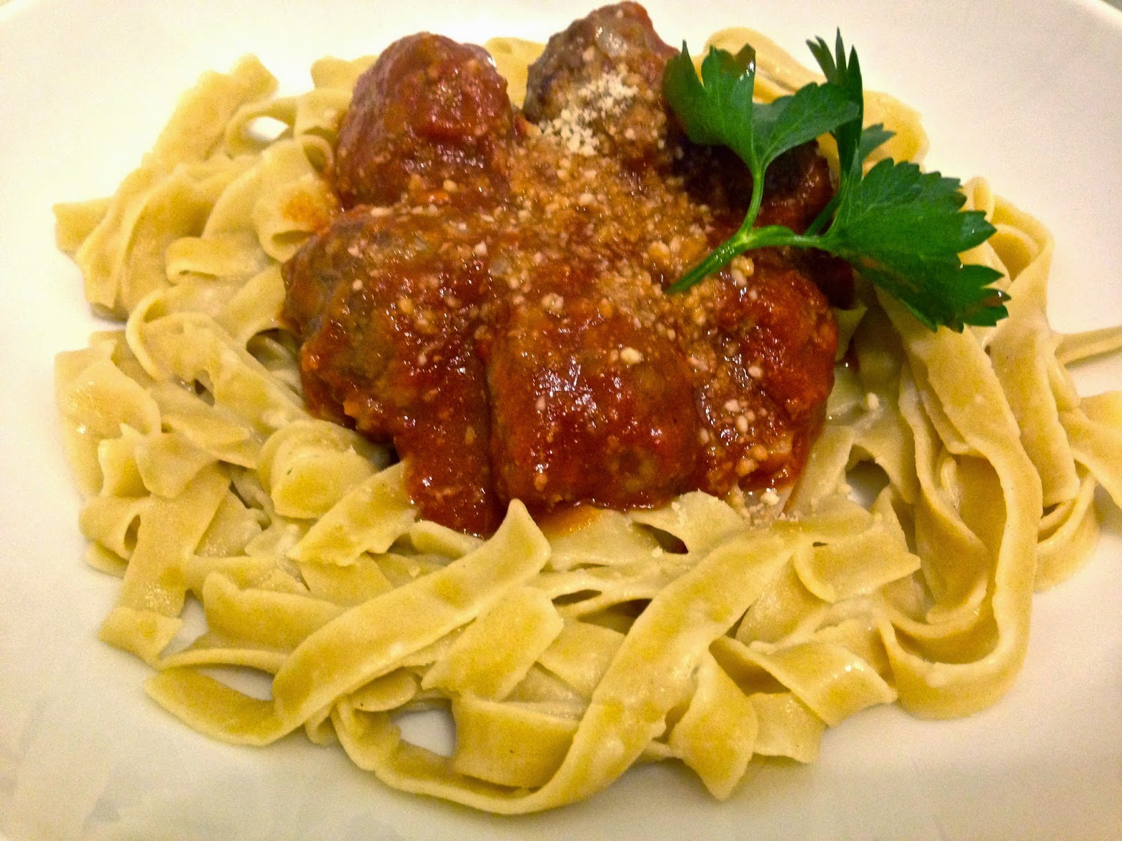 Maryland Recipes Crockpot Parmesan Meatballs and Noodles