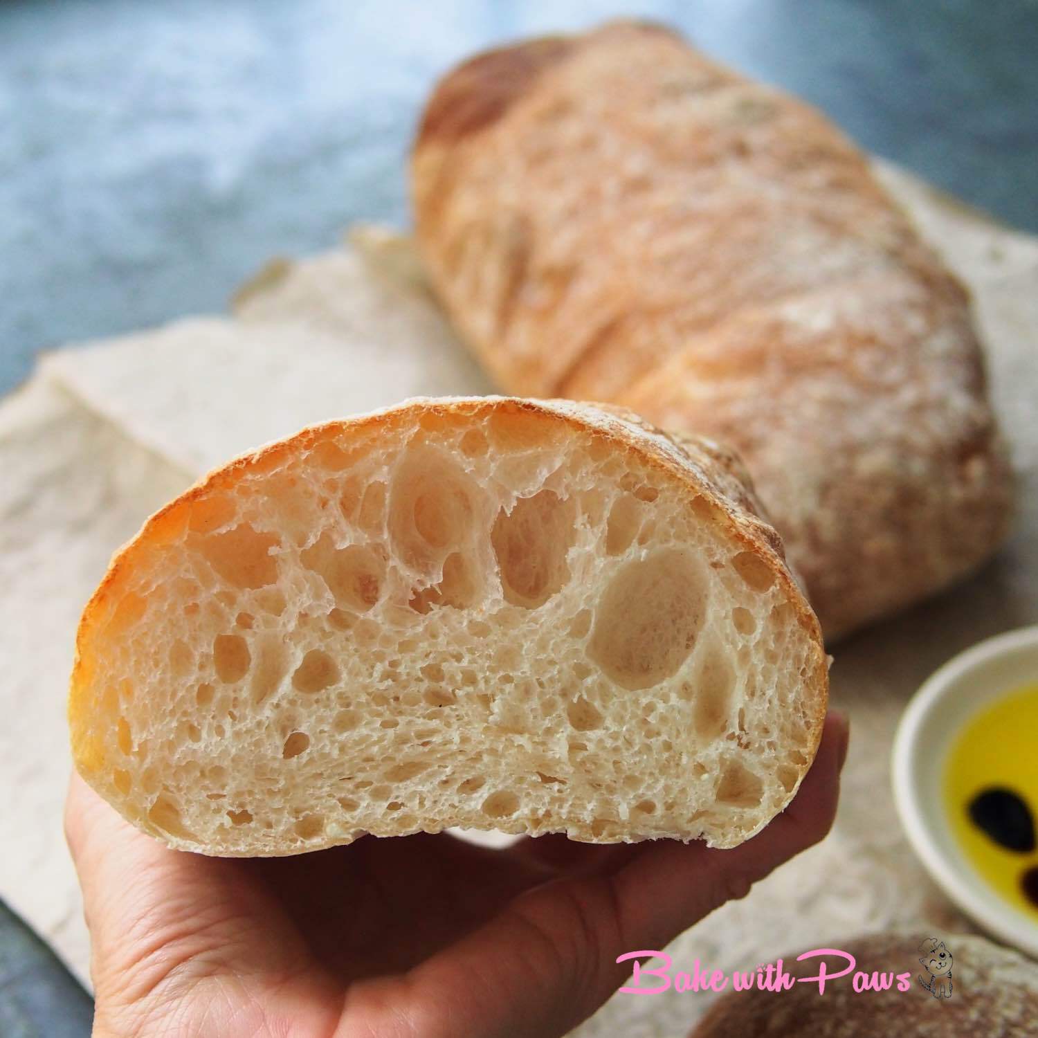 Sourdough Ciabatta BAKE WITH PAWS