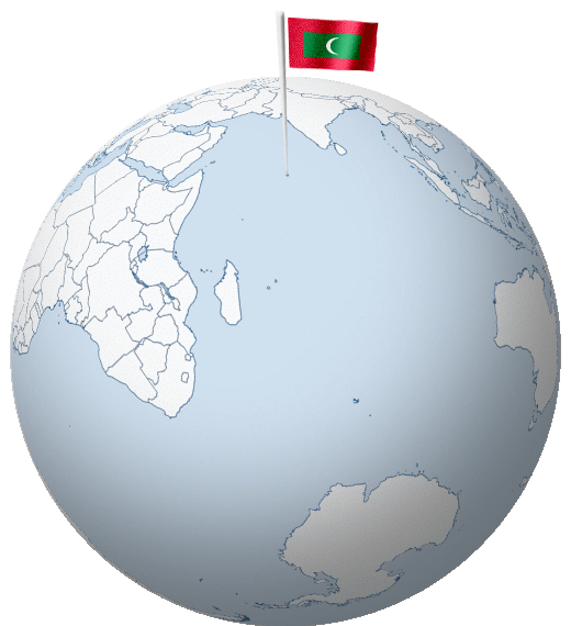Flag of the Maldives (GIF) All Waving Flags
