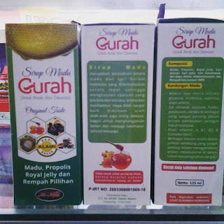 SIRUP MADU GURAH Untuk Anak & Dewasa AL AFIAT