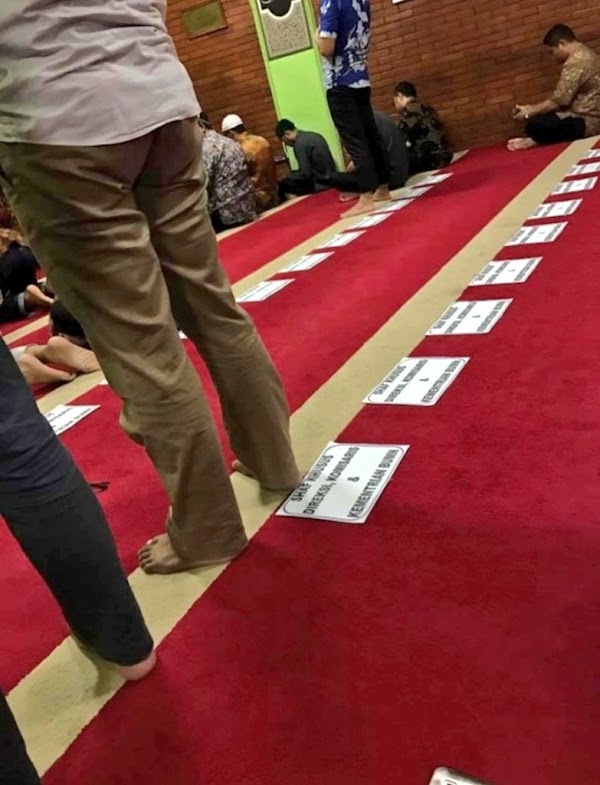 Viral Foto Saf Salat Ditandai Berdasarkan Jabatan, Ini Tanggapan Kementerian BUMN
