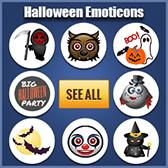 Halloween Facebook Stickers