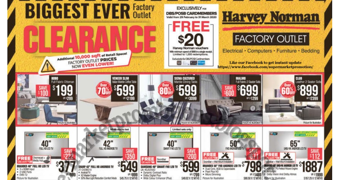 Harvey Norman Clearance Sale 05 13 March 2020 Supermarket Promotions