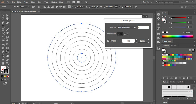 How To Make 3d Circular Maze In Adobe Illustrator Vividesigning