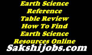 Earth Science Reference Table Review How To Find Earth Science Resources Online
